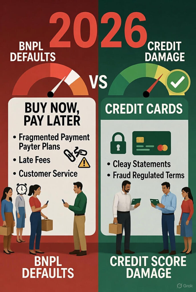 BNPL vs. Credit Card: Why Shoppers Are Running From Delayed Payments in 2026 (The Hidden Late Fee Trap)